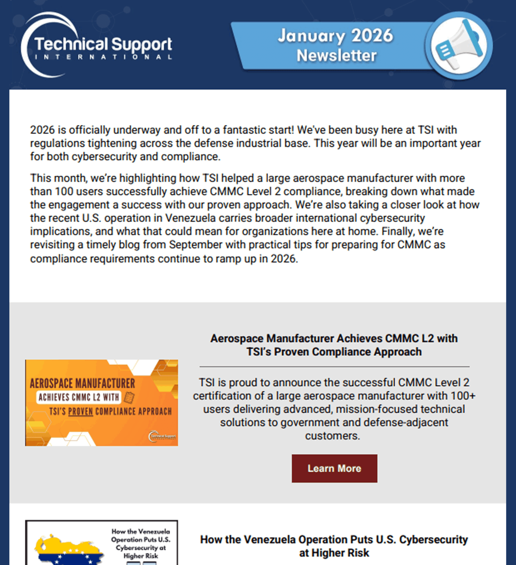 Jan 26 Newsletter Website