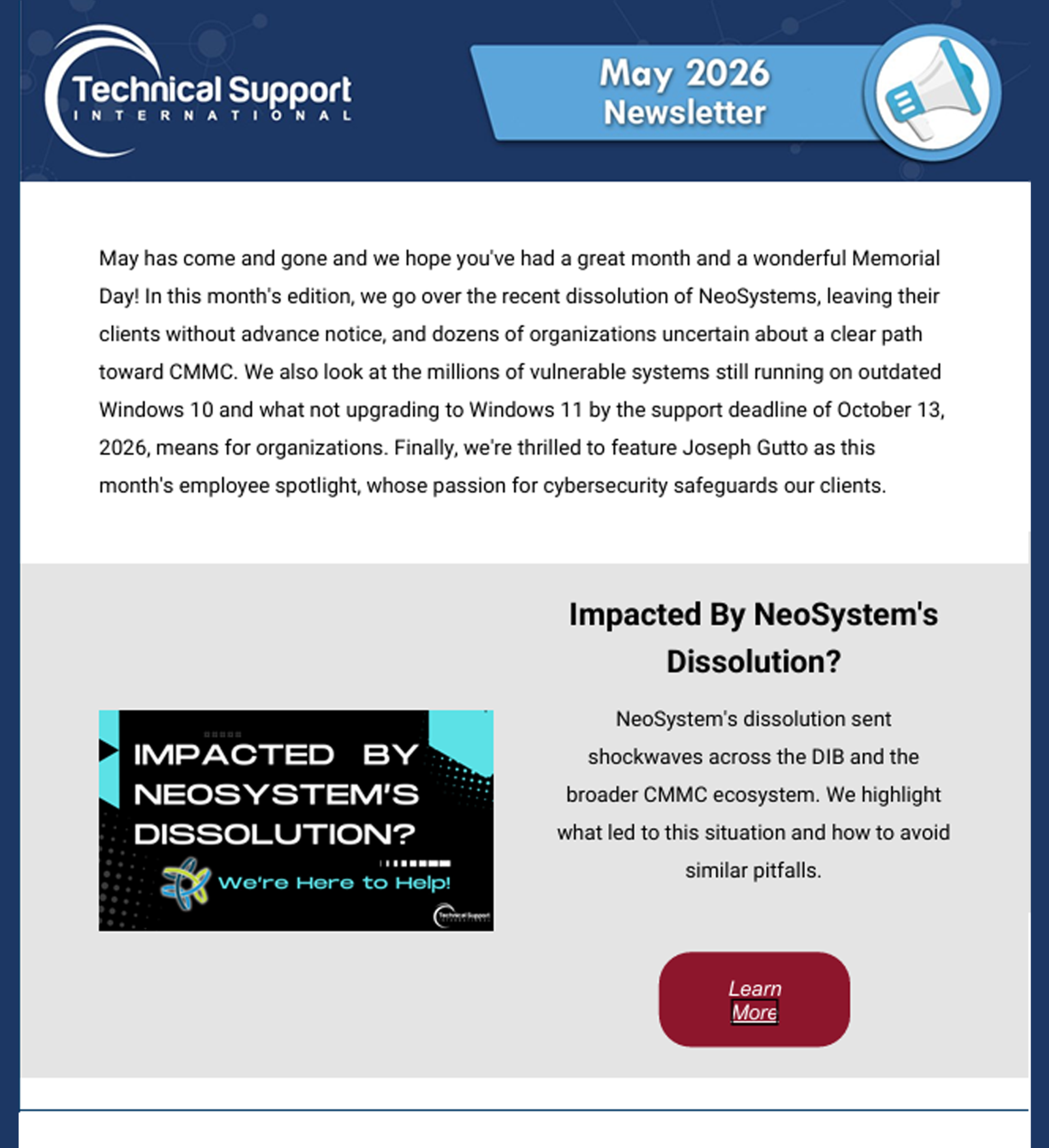 May 2026 Website